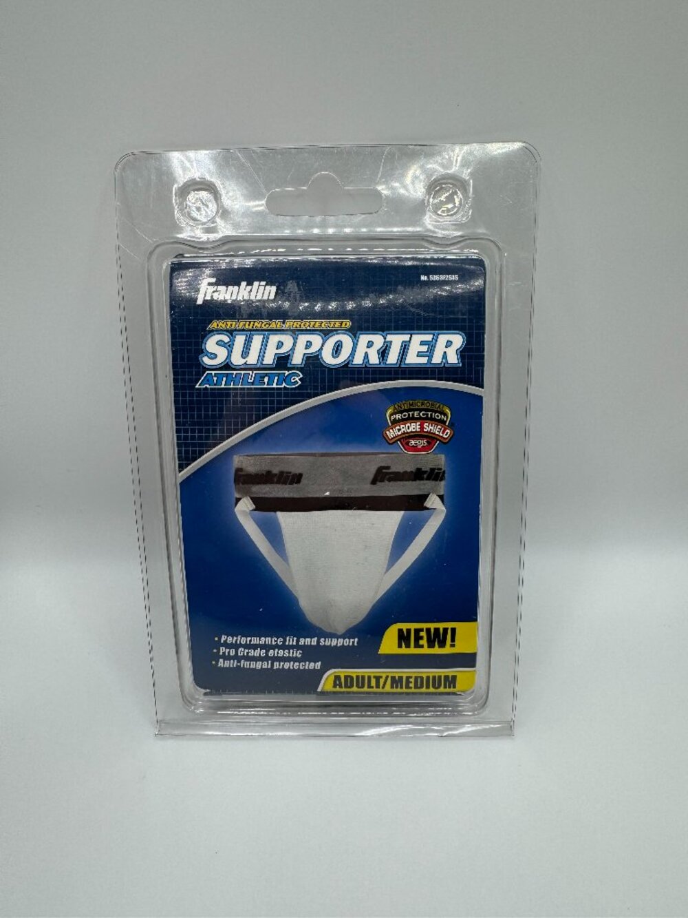 Franklin Athletic Supporter Jock Strap Adult MEDIUM AntiFungal Protection NIB